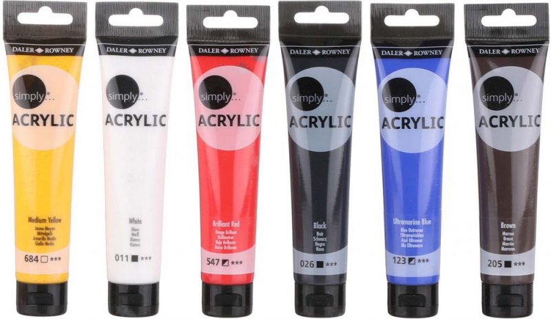 Daler-Rowney Simply Acrylic Sets - Akrylmaling