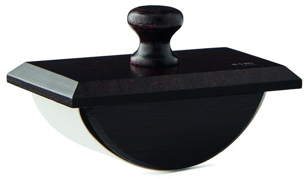 E+M Large Wooden Rocker Blotter - valnøddefinish - Blæk