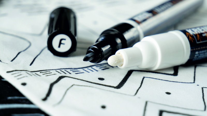 Kreul Fabric markers Sets - Tekstilmaling