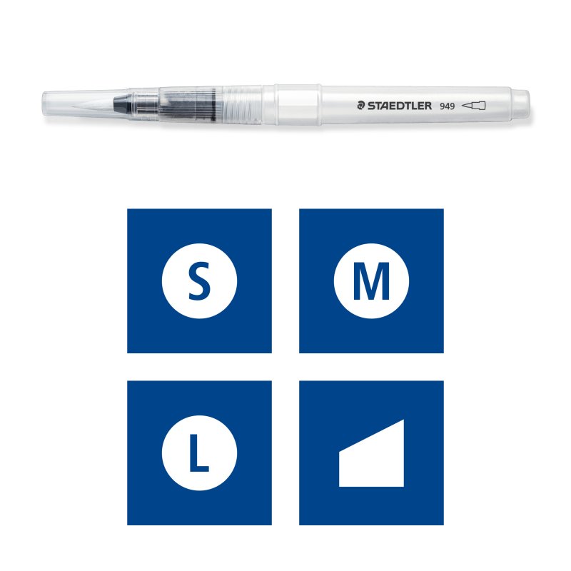 Staedtler Water brush Blister - 4 pieces