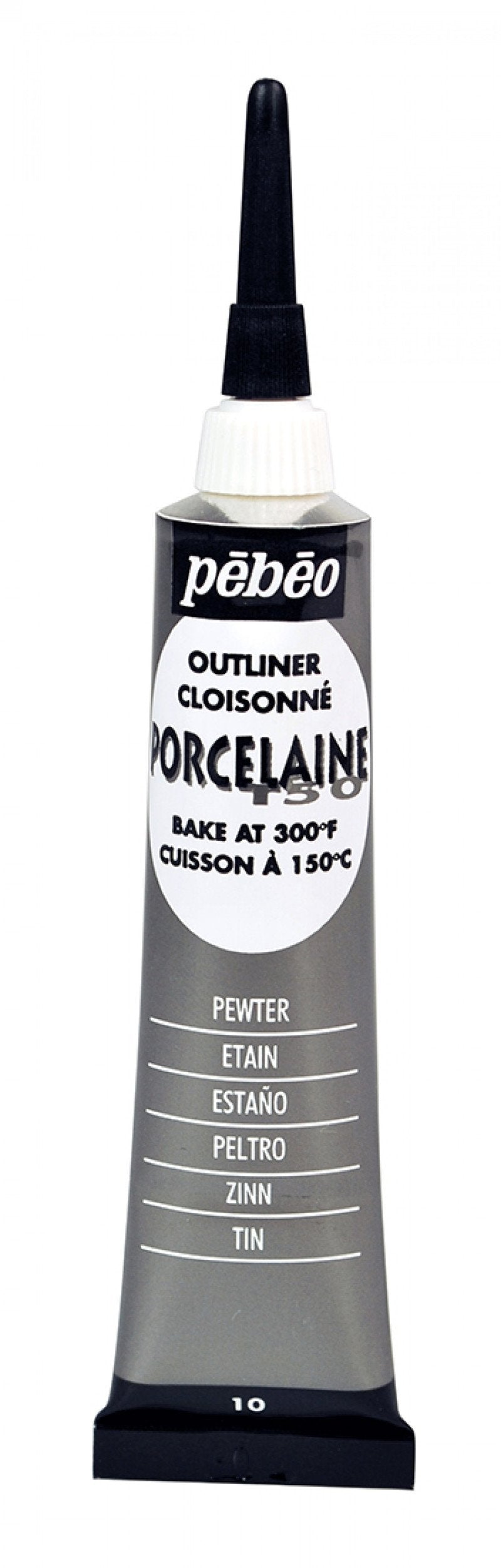 Pebeo Porcelaine 150 Outliner 20 ml - 10 - Tin - Glas- og porcelænsmaling