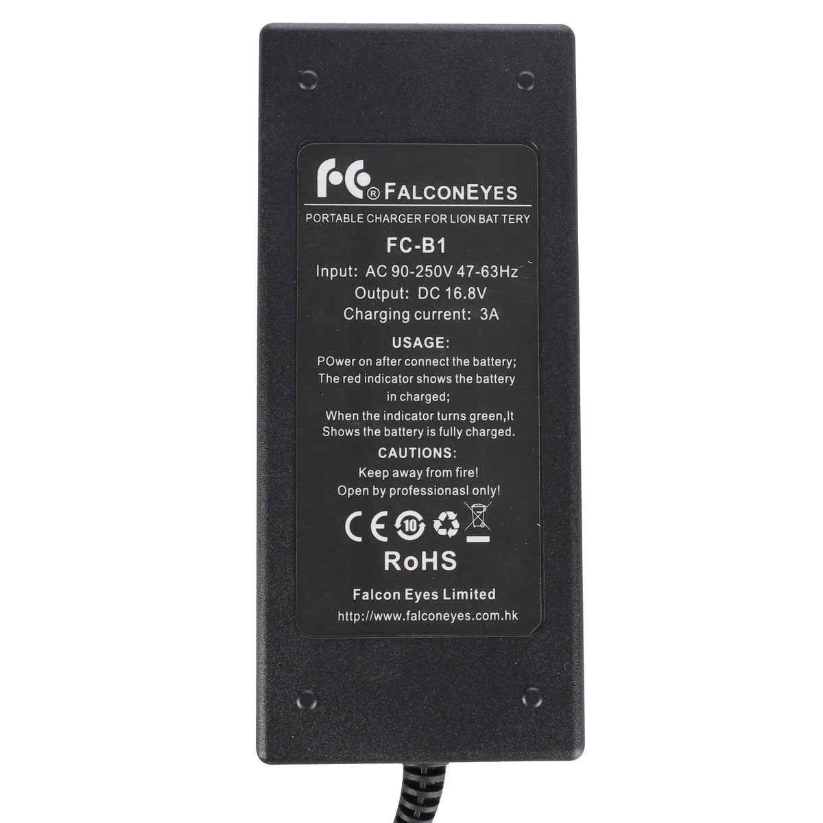 Falcon Eyes Battery Charger FC-B1 for V-Mount Battery — 6