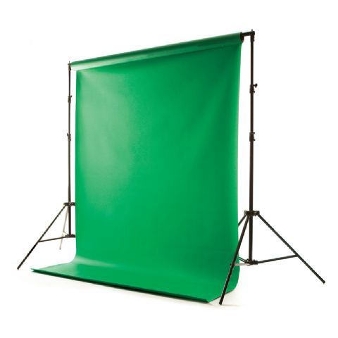 Falcon Eyes Baggrund Vinyl Chroma Key Grøn 1.38 x 6,09 m — 2