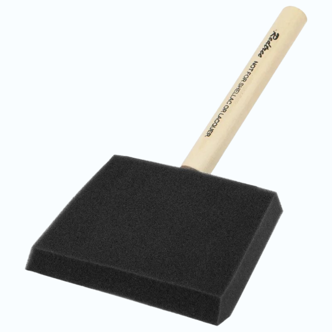 Grote foam brush 100mm for snelle and egale cyanotype toepassingen - Syanotypian tarvikkeet