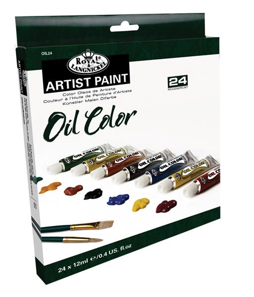 R&L Essentials Oil Colours Sets - 24 x 12 ml - Oliemaling