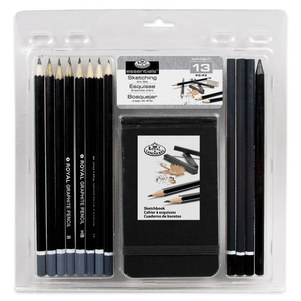 Royal & Langnickel Sketching pencils with sketchbook - 13 Pack - Lyijykynat