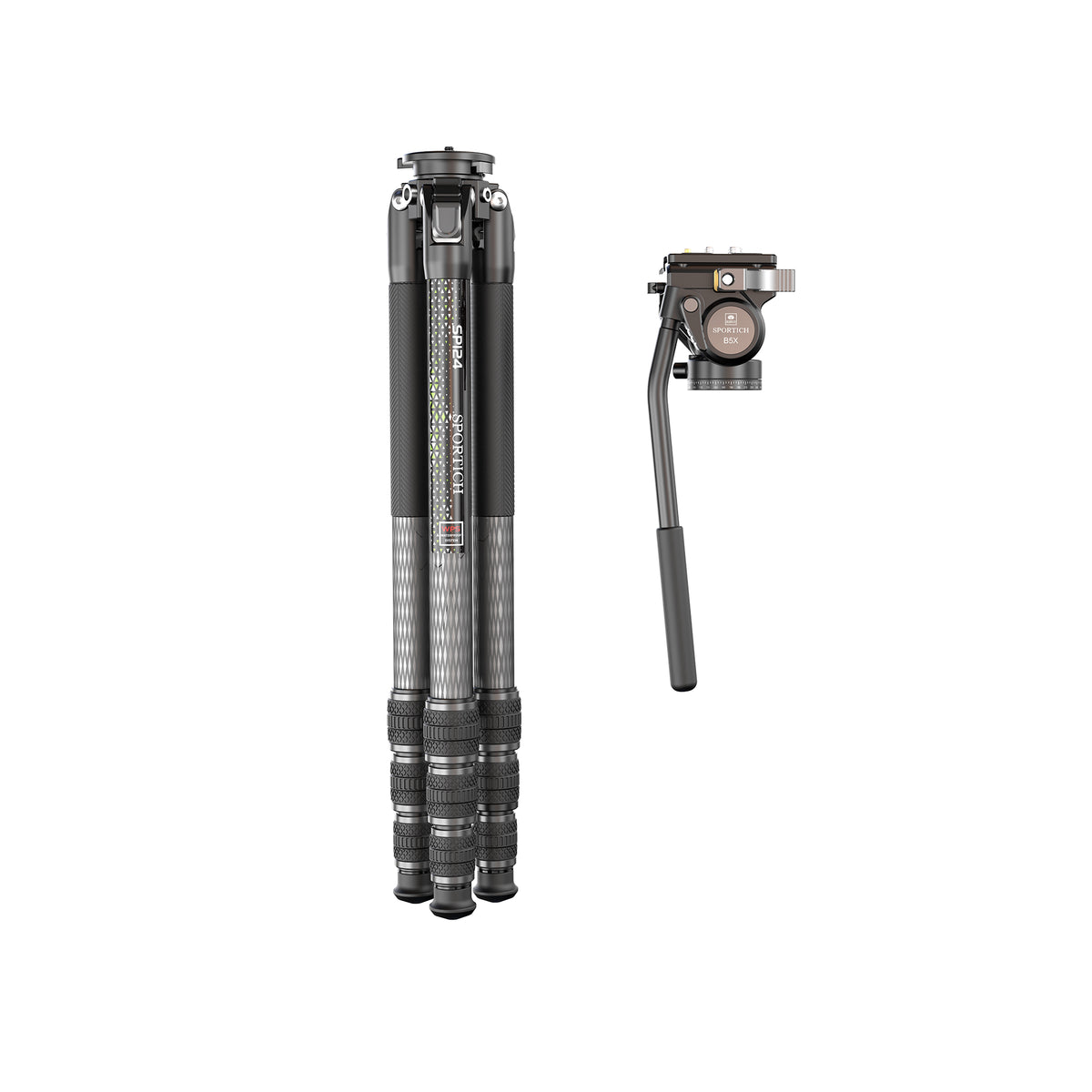 Sirui Sportich Carbon Fiber Tripod SP124+B5X — 8