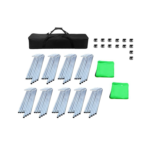 StudioKing Panoramisk Baggrund Greenscreen FSF-240900PT 240x900cm — 6