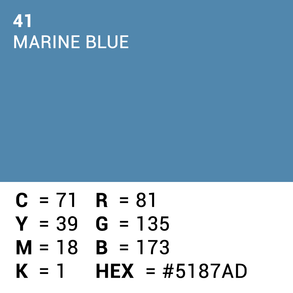 Superior Bakgrundspapper 41 Marine Blå 1.35 x 11m — 5