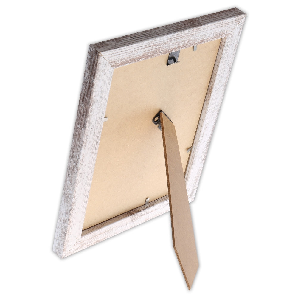 Zep Cornice portafoto V21576 Nelson 6 bianca decapato 13x18/18x23 cm — 4