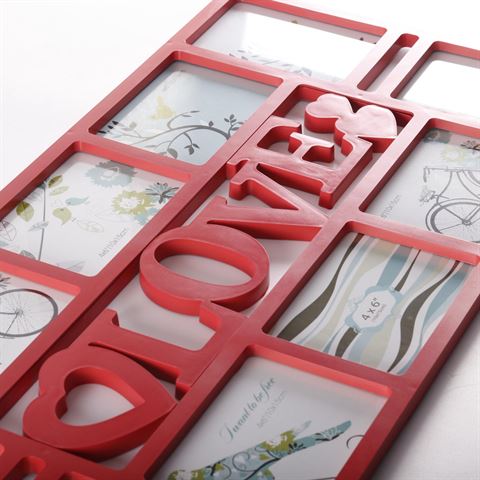 Zep Photo Frame XB5055R Reus Red for 10 Photos — 2