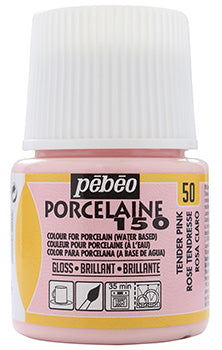 Pebeo Porcelaine 150 Porcelain paint 45 ml - 50 - Teder Roze - Lasi- ja posliinimaalit