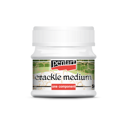 Pentart 1-Step Crackle Medium - 50 ml