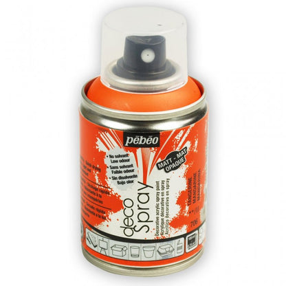 Pebeo Decospray Acryl Decoratieverf 100 ml - Mandarijn - Akrylfärg