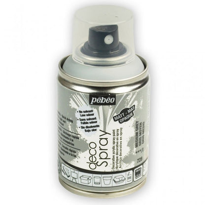 Pebeo Decospray Acryl Decoratieverf 100 ml - Medium grå - Akrylfärg