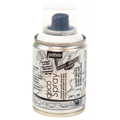 Pebeo Decospray Acryl Decoratieverf 100 ml - Blank vit - Akrylfärg