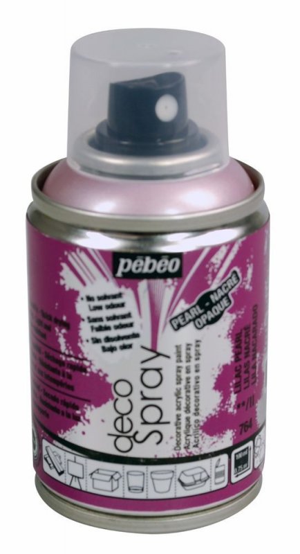 Pebeo Decospray Acryl Decoratieverf 100 ml - Paarlemoer lila - Akrylfärg