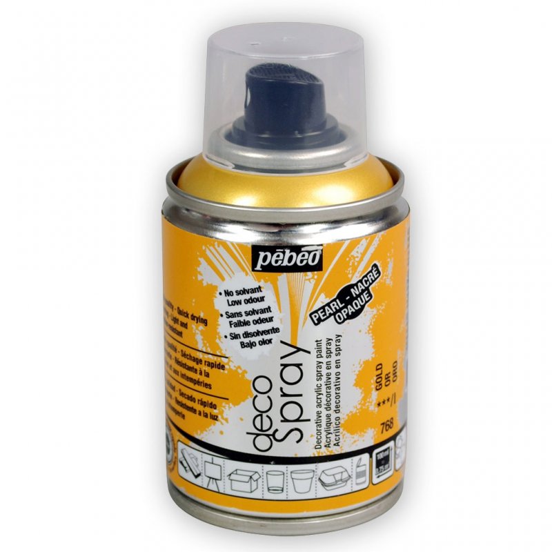 Pebeo Decospray Acryl Decoratieverf 100 ml - Rijkgoud - Akrylfärg