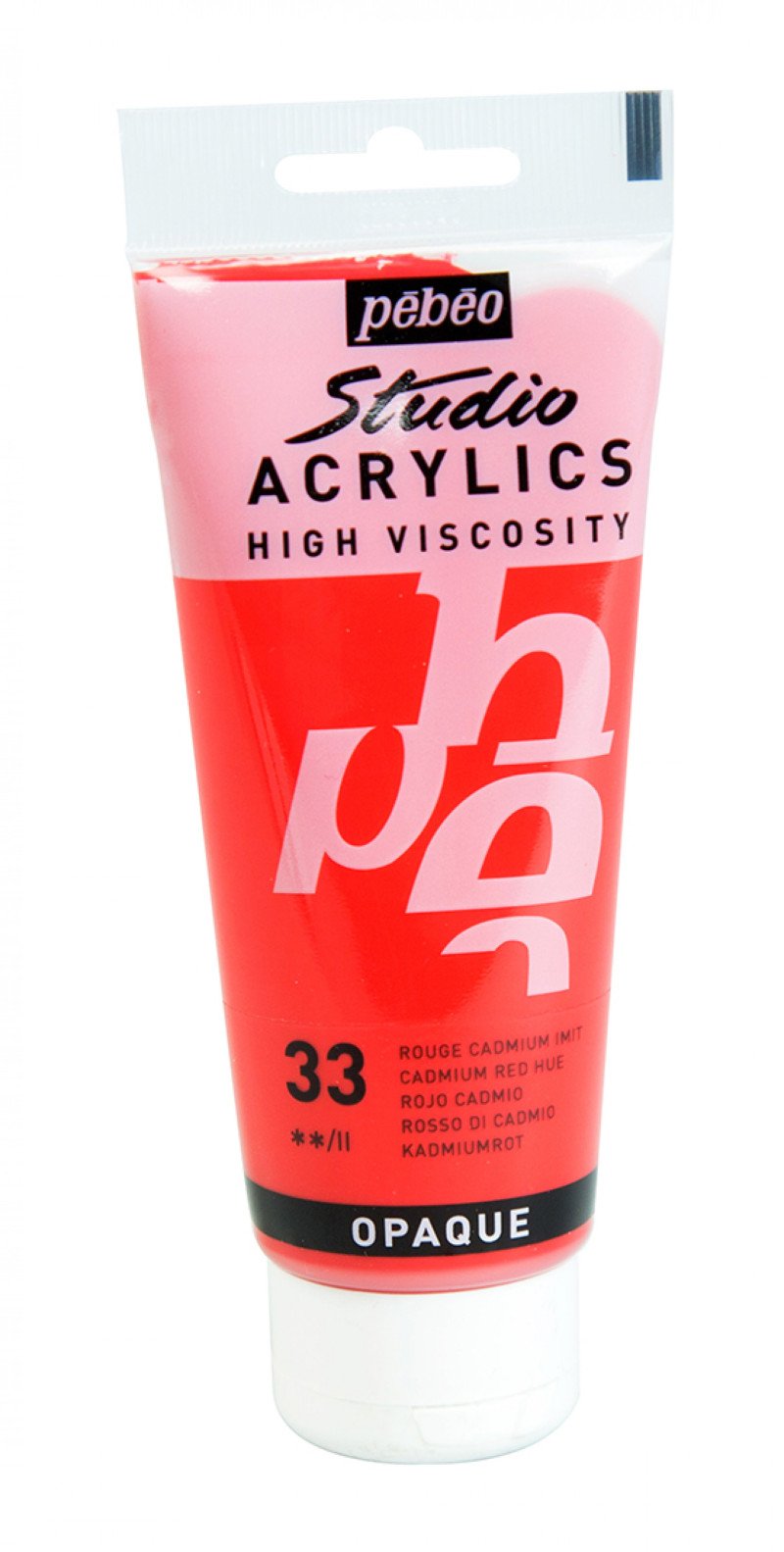 Pebeo Studio Acrylic paint 100 ml - 33 - Cadmiumoranje nyans - Akrylfärg