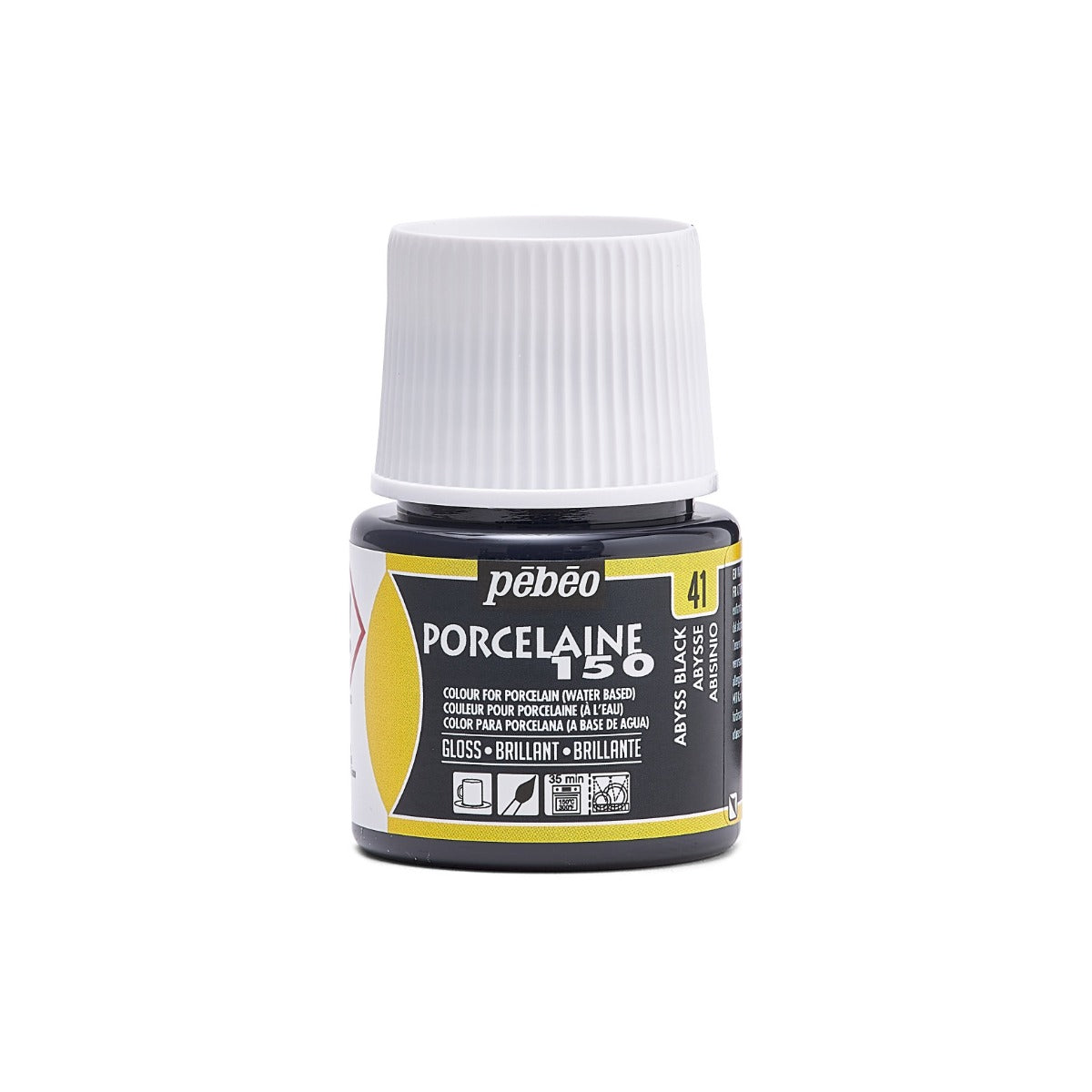 Pebeo Porcelaine 150 Porcelain paint 45 ml - 41 - Abyss - Lasi- ja posliinimaalit