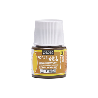 Pebeo Porcelaine 150 Porcelain paint 45 ml - 36 - Amber - Lasi- ja posliinimaalit