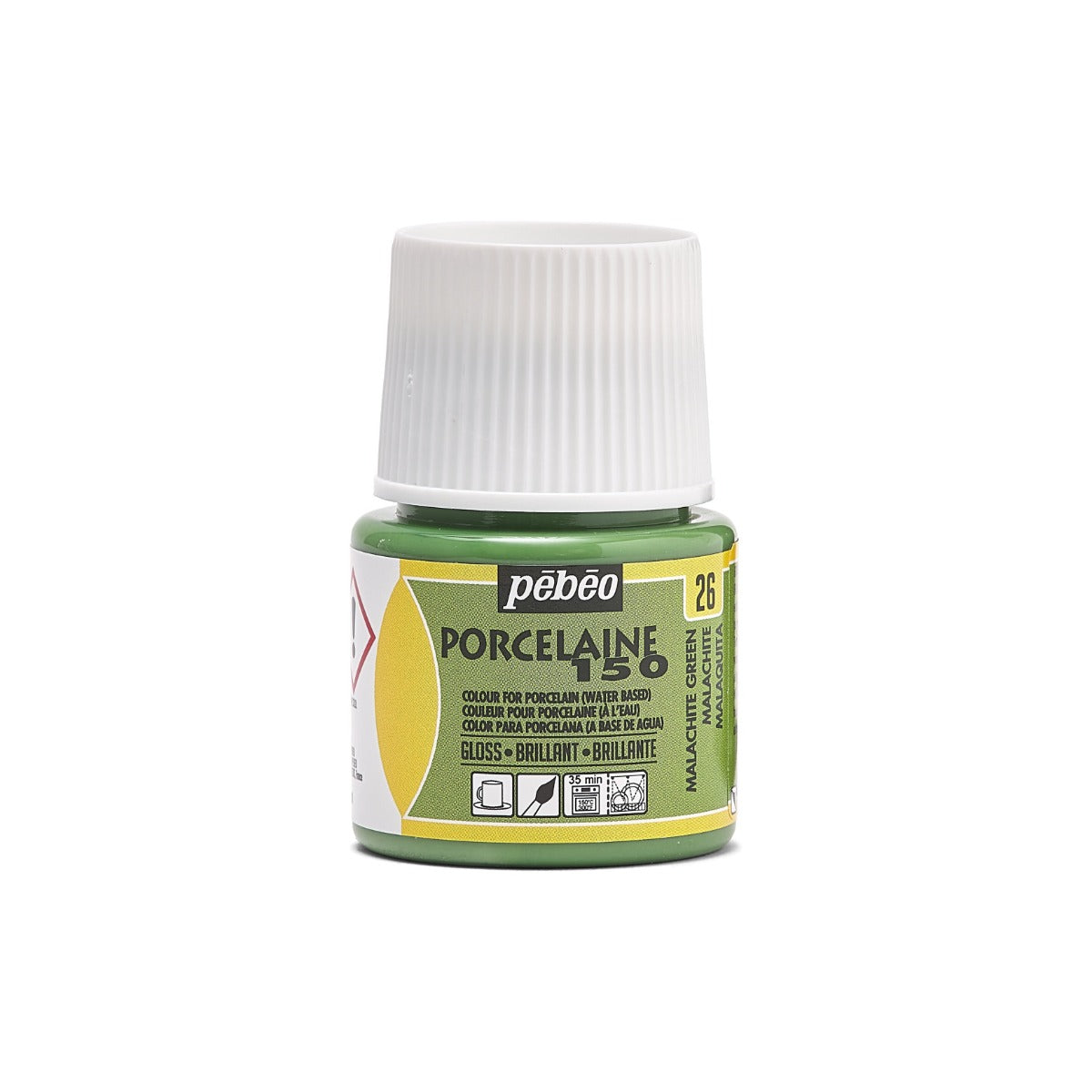 Pebeo Porcelaine 150 Porcelain paint 45 ml - 26 - Malachiet - Lasi- ja posliinimaalit