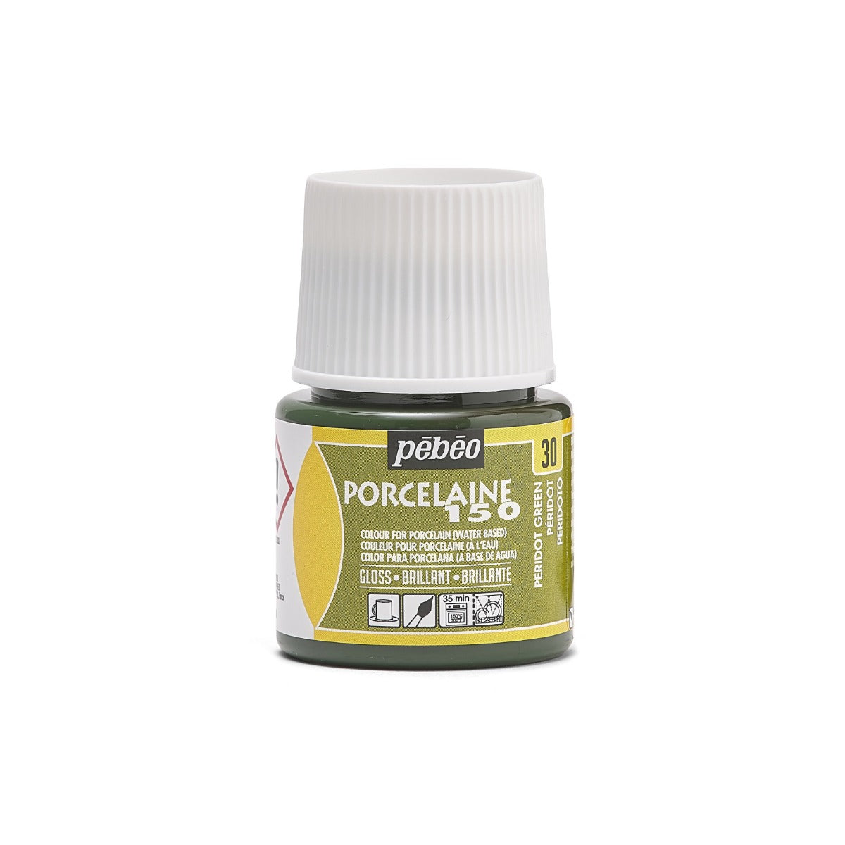 Pebeo Porcelaine 150 Porcelain paint 45 ml - 30 - Peridot - Lasi- ja posliinimaalit
