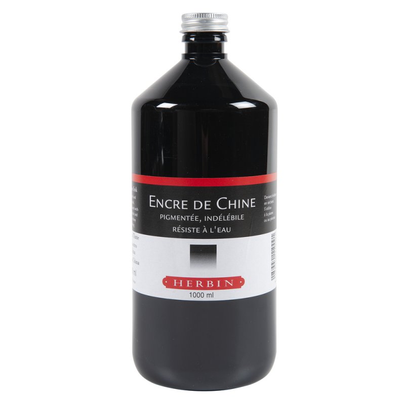 Herbin Oost-Indische Inkt Zwart