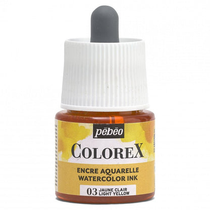 Pebeo Colorex Watercolour ink 45 ml - 03 - chiaro giallo - Inchiostro