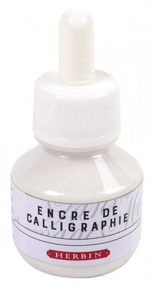 Herbin Calligraphic Ink 50 ml - hvid - Blæk