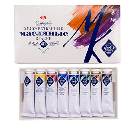 Master Class Oil Paint Sets - 8-pack - Oljefärg