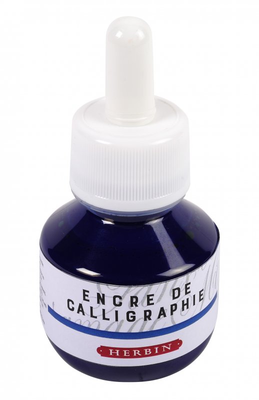 Herbin Calligraphic Ink 50 ml - blå - Blæk