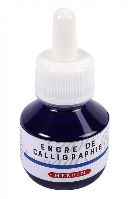 Herbin Calligraphic Ink 50 ml - blå - Blæk