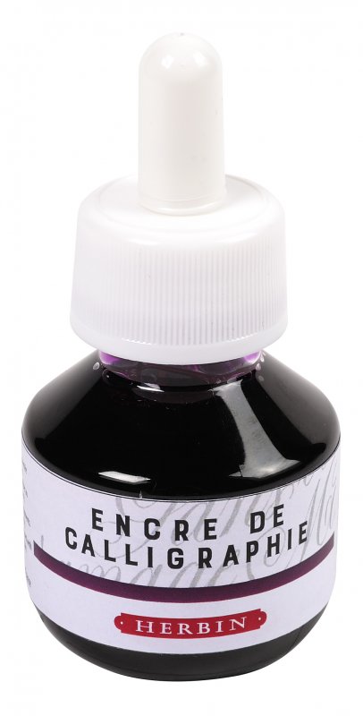 Herbin Calligraphic Ink 50 ml - lilla - Blæk