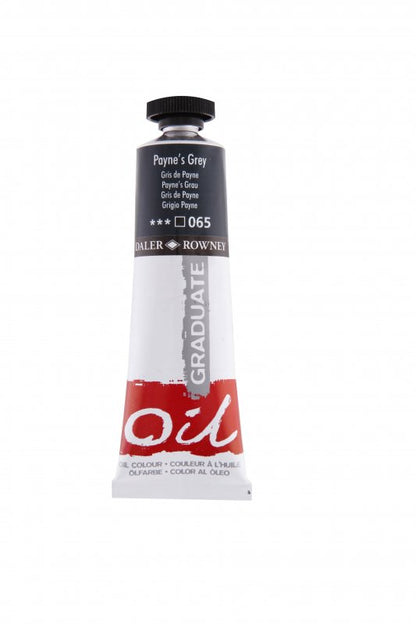 Daler-Rowney Graduate Oil paint 38 ml - Paynenharmaa - Öljyvärit