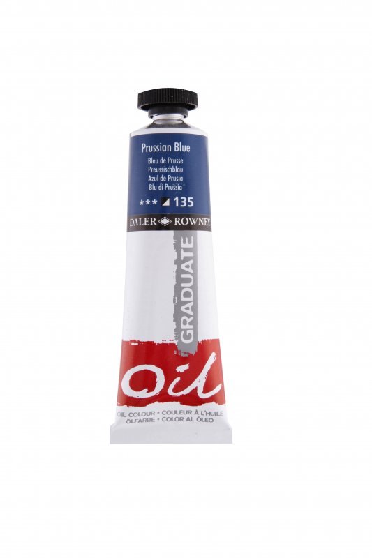 Daler-Rowney Graduate Oil paint 38 ml - Prussian sininen - Öljyvärit