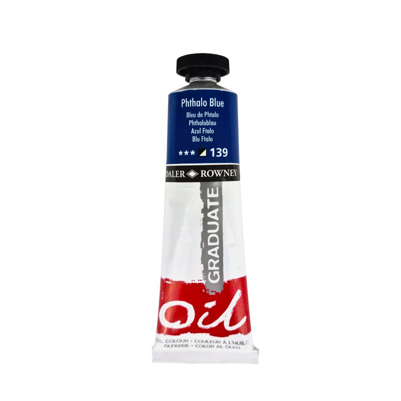 Daler-Rowney Graduate Oil paint 38 ml - ftalo sininen - Öljyvärit
