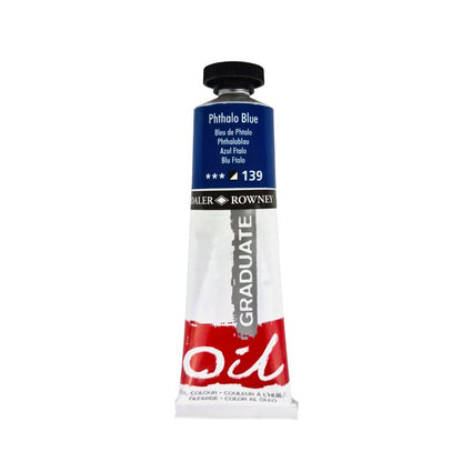 Daler-Rowney Graduate Oil paint 38 ml - ftalo sininen - Öljyvärit