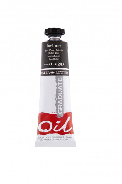 Daler-Rowney Graduate Oil paint 38 ml - Raw umbra - Öljyvärit