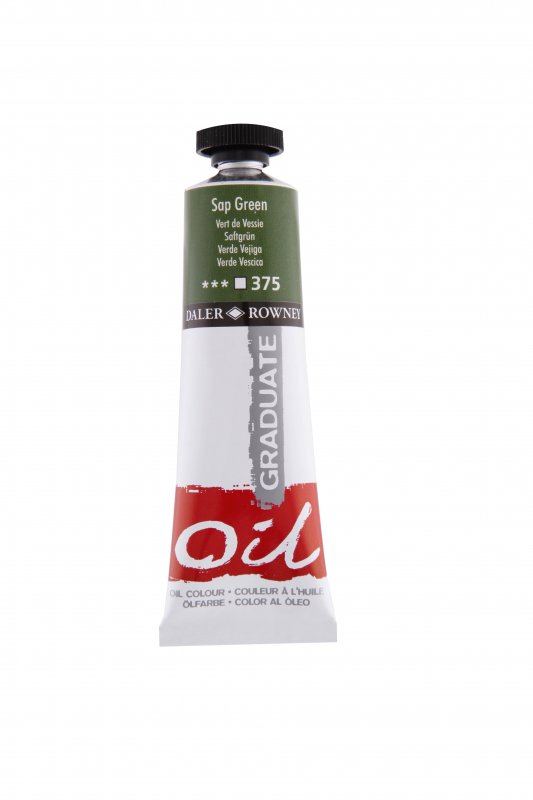 Daler-Rowney Graduate Oil paint 38 ml - Sap vihreä - Öljyvärit