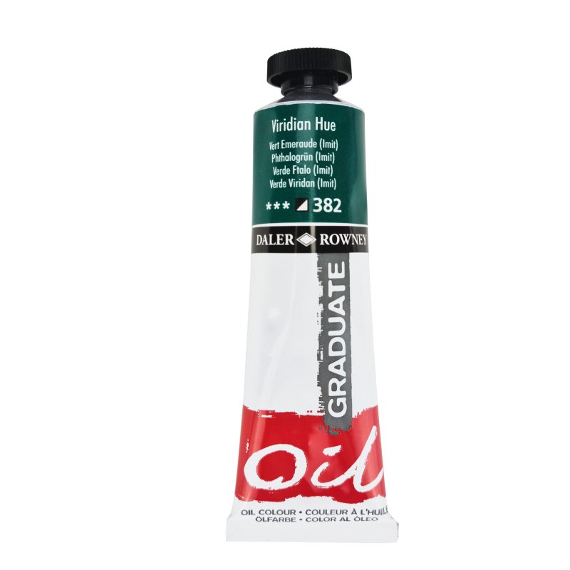 Daler-Rowney Graduate Oil paint 38 ml - ftalo vihreä (Imit) - Öljyvärit
