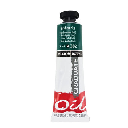 Daler-Rowney Graduate Oil paint 38 ml - ftalo vihreä (Imit) - Öljyvärit
