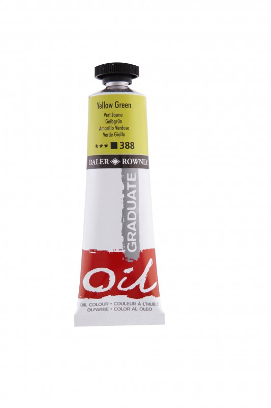 Daler-Rowney Graduate Oil paint 38 ml - keltainen vihreä - Öljyvärit