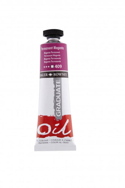 Daler-Rowney Graduate Oil paint 38 ml - 409 - pysyvä Magenta - Öljyvärit