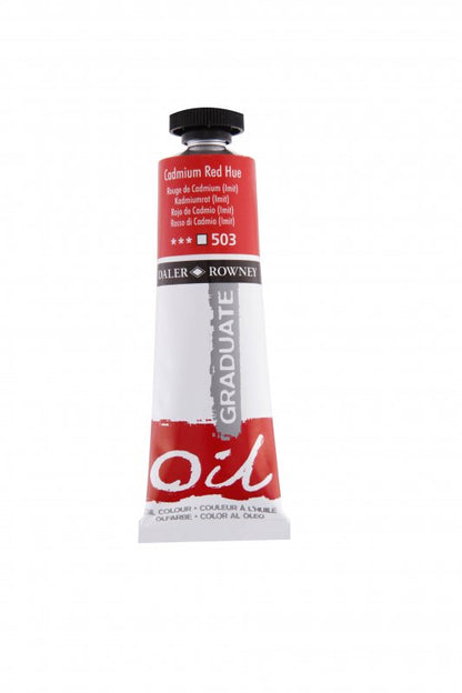 Daler-Rowney Graduate Oil paint 38 ml - kadmium punainen (Imit) - Öljyvärit
