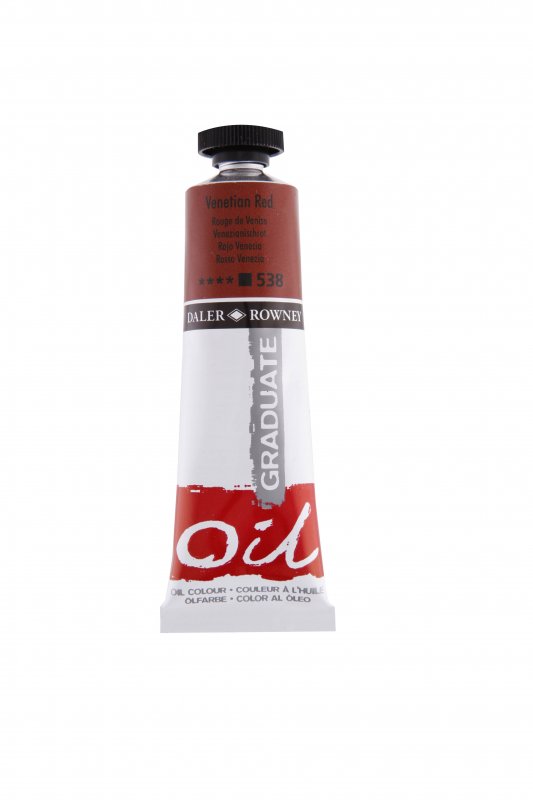Daler-Rowney Graduate Oil paint 38 ml - Venetian punainen - Öljyvärit
