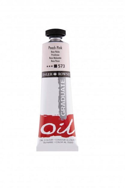 Daler-Rowney Graduate Oil paint 38 ml - 573 - Portret Roze - Öljyvärit