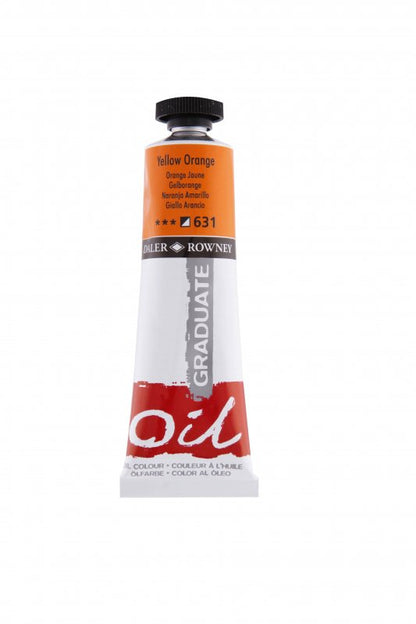Daler-Rowney Graduate Oil paint 38 ml - keltainen oranssi - Öljyvärit