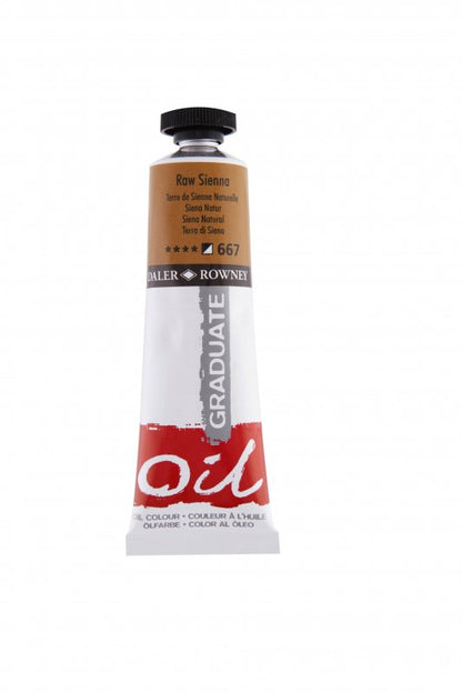 Daler-Rowney Graduate Oil paint 38 ml - Raw sienna - Öljyvärit