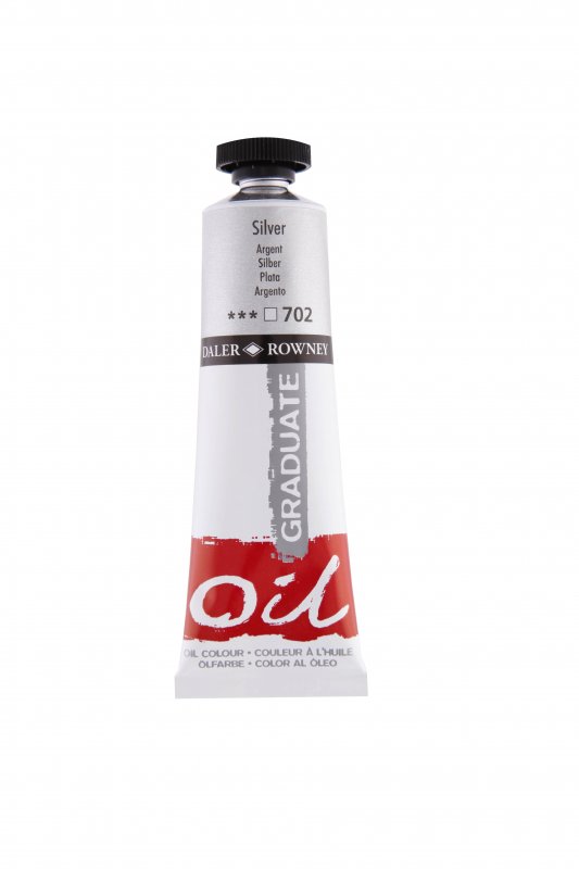 Daler-Rowney Graduate Oil paint 38 ml - hopea - Öljyvärit